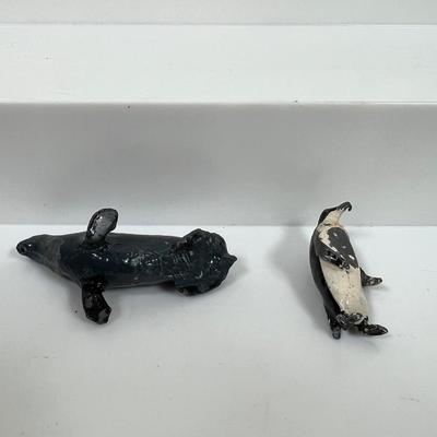 LOT 63: Miniature Cast Metal Animals