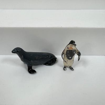LOT 63: Miniature Cast Metal Animals