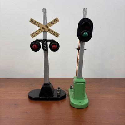 LOT 65: Lionel Train Accessories, Bottle Brush Trees, Noma Electronic Railroad Station Records and Record Player (for parts) & Toy...
