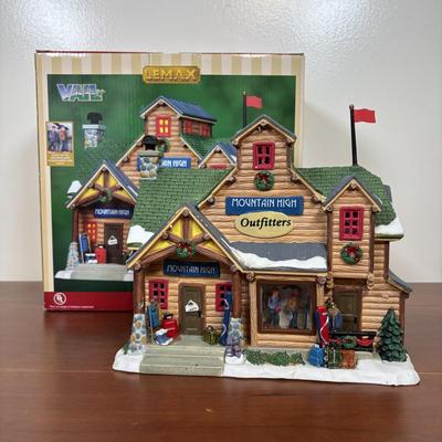 LOT 69: Lemax Village Landscapes & Vail Ski House