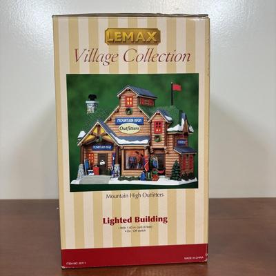 LOT 69: Lemax Village Landscapes & Vail Ski House