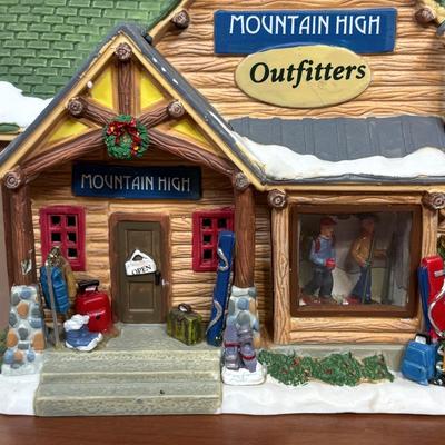 LOT 69: Lemax Village Landscapes & Vail Ski House