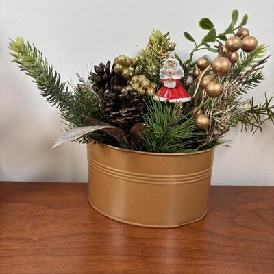 LOT 70: Party Lite Church & Nesting Cardinal, Cross-Stitch, Praying Santa, Enesco Ornament & More
