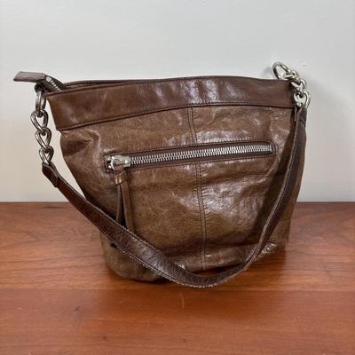 LOT 72: Ladies Collection of Perfumes, Pig Skin Gloves (1), Hobo Bag, Handmade Purses, Adrienne Vittadini Scarf & Home Decor