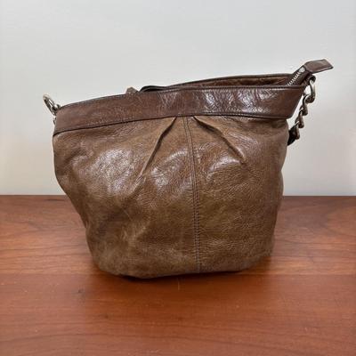 LOT 72: Ladies Collection of Perfumes, Pig Skin Gloves (1), Hobo Bag, Handmade Purses, Adrienne Vittadini Scarf & Home Decor