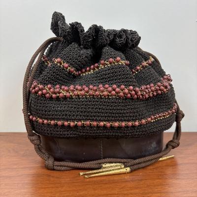 LOT 72: Ladies Collection of Perfumes, Pig Skin Gloves (1), Hobo Bag, Handmade Purses, Adrienne Vittadini Scarf & Home Decor