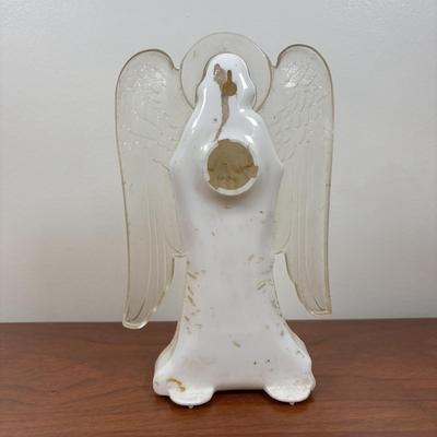 LOT 74: Vintage Angel Christmas& More: Germany Plastic Choir Figures (13), Angel Tree Toppers