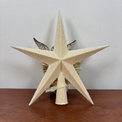 LOT 74: Vintage Angel Christmas& More: Germany Plastic Choir Figures (13), Angel Tree Toppers