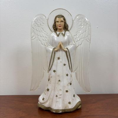 LOT 74: Vintage Angel Christmas& More: Germany Plastic Choir Figures (13), Angel Tree Toppers