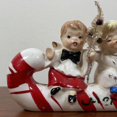 LOT 78: Vintage Holiday China Decorations Featuring Lefton, Josef GG Originals, Commodore Japan