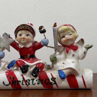 LOT 78: Vintage Holiday China Decorations Featuring Lefton, Josef GG Originals, Commodore Japan