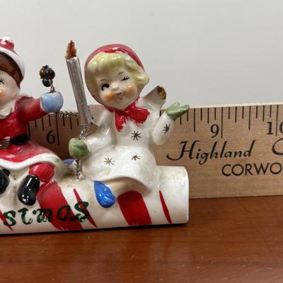 LOT 78: Vintage Holiday China Decorations Featuring Lefton, Josef GG Originals, Commodore Japan