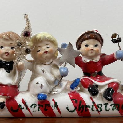 LOT 78: Vintage Holiday China Decorations Featuring Lefton, Josef GG Originals, Commodore Japan