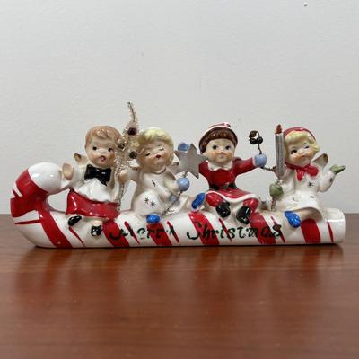 LOT 78: Vintage Holiday China Decorations Featuring Lefton, Josef GG Originals, Commodore Japan