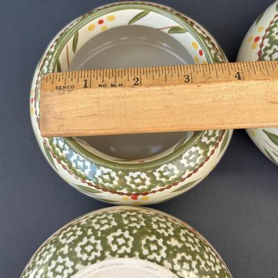 LOT 81: Temptations Old World Green Ovenware Dishes
