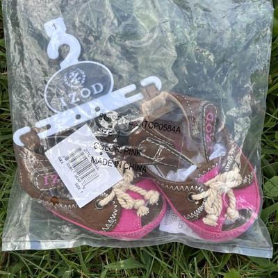 LOT 82: New w/Tags Polo 3/6 Months Snow Suit, Michael Kors 10/12 Girls Coat, Izod (NIP) Walking Girls Shoes Sz 1