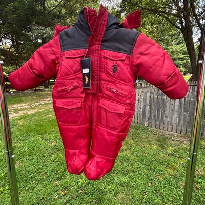 LOT 82: New w/Tags Polo 3/6 Months Snow Suit, Michael Kors 10/12 Girls Coat, Izod (NIP) Walking Girls Shoes Sz 1