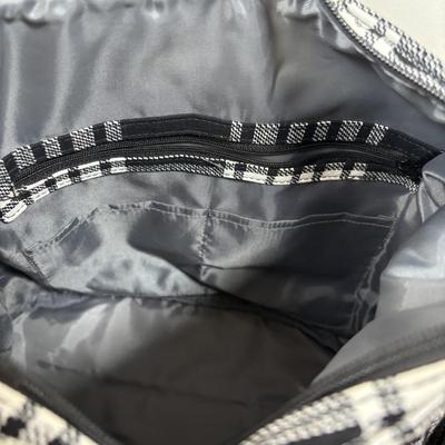 LOT 94: Thirty-One Casual Plaid Carry-All, Convertible Belt Bag, J Monogrammed Crossbody & Card Holder