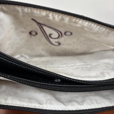 LOT 94: Thirty-One Casual Plaid Carry-All, Convertible Belt Bag, J Monogrammed Crossbody & Card Holder
