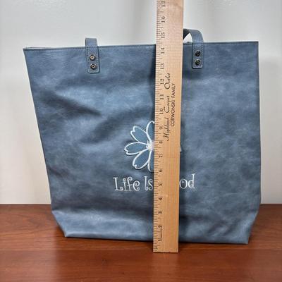 LOT 96: Thirty-One Monogrammed Tote Bag, Backpack & Clutch