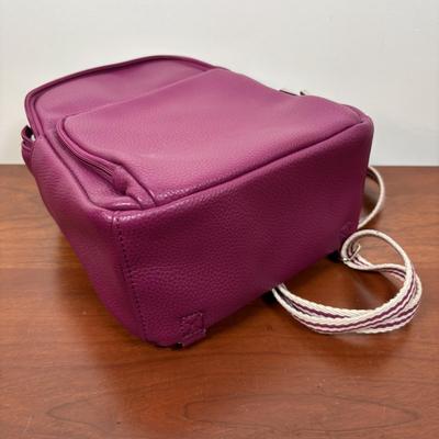 LOT 99: Thirty-One Fuchsia Backpack, Monogrammed Pink Backpack & Clutches