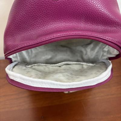 LOT 99: Thirty-One Fuchsia Backpack, Monogrammed Pink Backpack & Clutches