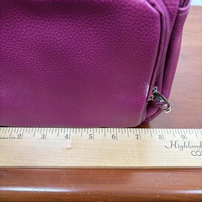 LOT 99: Thirty-One Fuchsia Backpack, Monogrammed Pink Backpack & Clutches