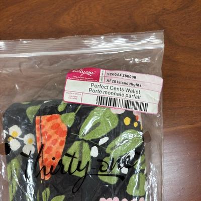 LOT 103: Thirty-One Island Nights Shoulder Bag and Wallet, Casual Carry All, Raindrop Chevron Cosmetic Bag & More
