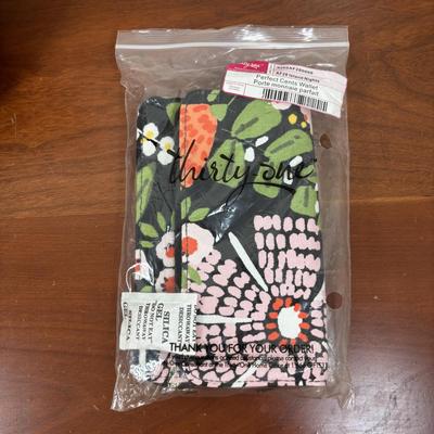 LOT 103: Thirty-One Island Nights Shoulder Bag and Wallet, Casual Carry All, Raindrop Chevron Cosmetic Bag & More