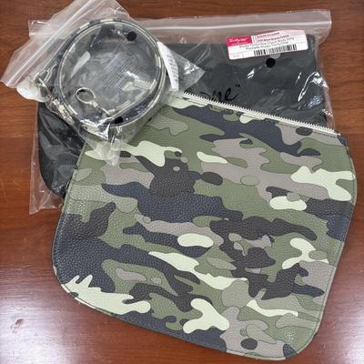 LOT 105: Thirty-One Lil' Go Geo Pop Purple Backpack, Black Beauty Pebble Clutch, Starlit Stripe Tote & More