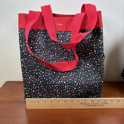 LOT 107: Set of (3) Thirty-One Storage Tote Bags