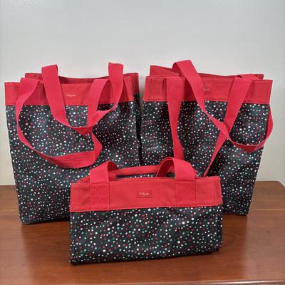 LOT 107: Set of (3) Thirty-One Storage Tote Bags