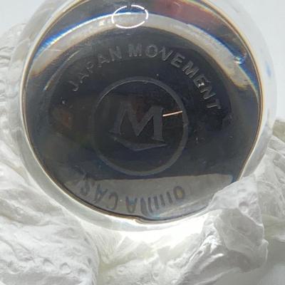 LOT 109: Movado Orb Desk Clock in Original Box and Prism Style Watch