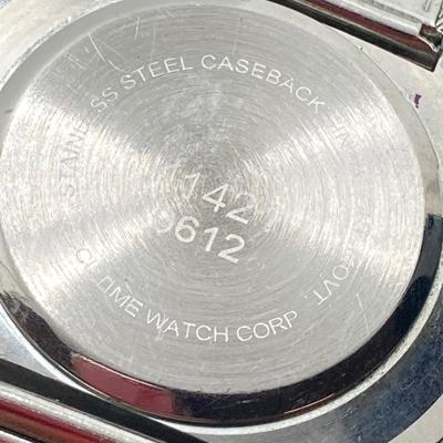 LOT 109: Movado Orb Desk Clock in Original Box and Prism Style Watch