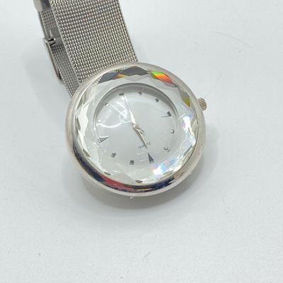 LOT 109: Movado Orb Desk Clock in Original Box and Prism Style Watch