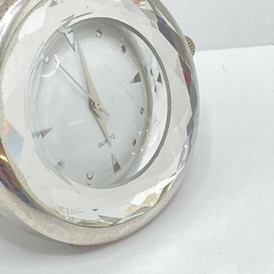 LOT 109: Movado Orb Desk Clock in Original Box and Prism Style Watch