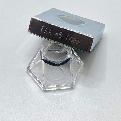 LOT 109: Movado Orb Desk Clock in Original Box and Prism Style Watch