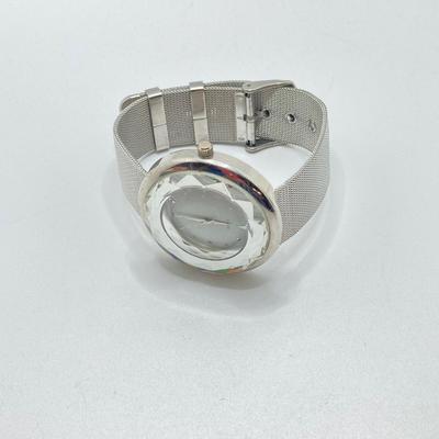 LOT 109: Movado Orb Desk Clock in Original Box and Prism Style Watch