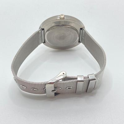 LOT 109: Movado Orb Desk Clock in Original Box and Prism Style Watch