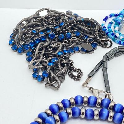 LOT 111: Collection of Beaded Pendant Necklaces - Robert Rose and More
