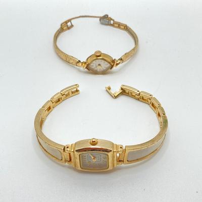 LOT 112: Watch Collection - Fossil and Caravelle 10KT Gold Plate Included