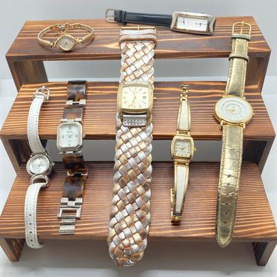 LOT 112: Watch Collection - Fossil and Caravelle 10KT Gold Plate Included