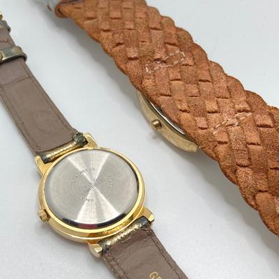 LOT 112: Watch Collection - Fossil and Caravelle 10KT Gold Plate Included