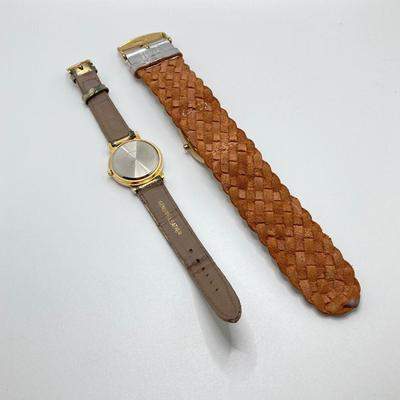 LOT 112: Watch Collection - Fossil and Caravelle 10KT Gold Plate Included