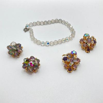 LOT 113: Vintage Rhinstone and More Jewelry