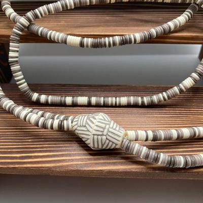 LOT 116: Vintage Beaded and Wood Jewelry