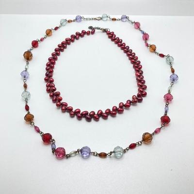 LOT 116: Vintage Beaded and Wood Jewelry