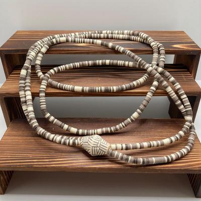 LOT 116: Vintage Beaded and Wood Jewelry
