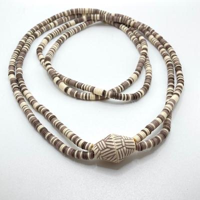 LOT 116: Vintage Beaded and Wood Jewelry