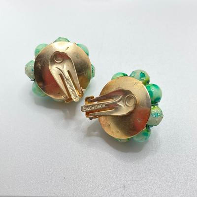 LOT 118: Vintage Earrings and Brooches - Art, Mjent, Ellen Designs, W Germany and More
